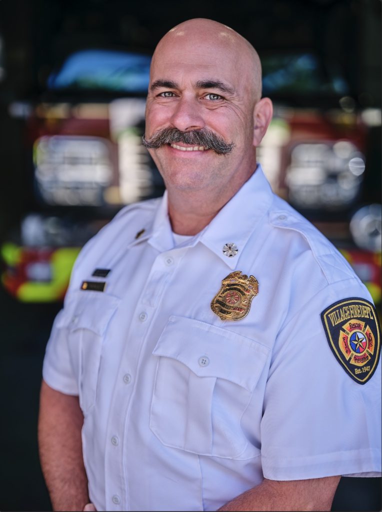 Fire Chief at the Village Fire Department